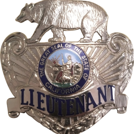 Cap Piece Lieutenant Police
